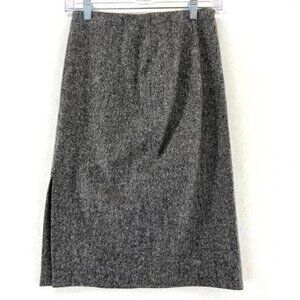Gianni Versace Gray Wool Skirt Sz 40‎ = 4